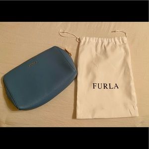 Furla Electra Blue Cosmetic Case